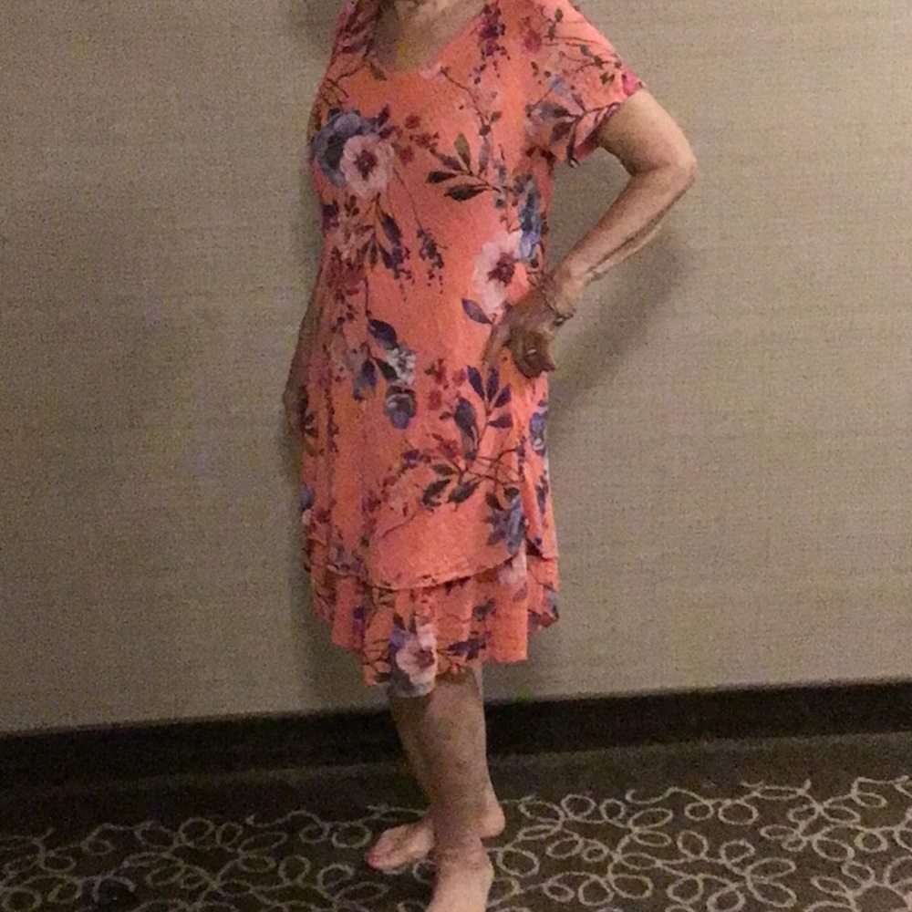 Nina Murati floral print dress.